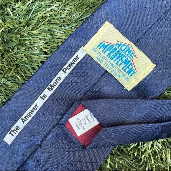 VTG 90s Sitcom Home Improvement Tim The Tool Man Taylor Novelty Costume Neck Tie - Picture 5 of 5